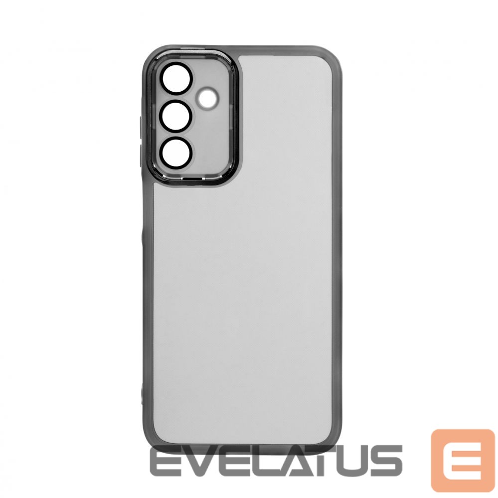 Aizmugurējais vāciņš iLike Samsung Galaxy A15 Transparent Case and Camera Protection Black