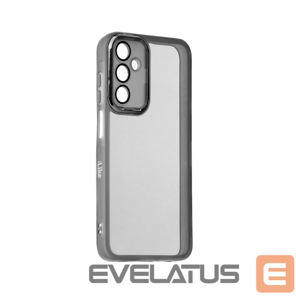 Aizmugurējais vāciņš iLike Samsung Galaxy A15 Transparent Case and Camera Protection Black