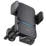 Auto lādētāji Baseus Universal Wisdom induction charger car phone holder Black