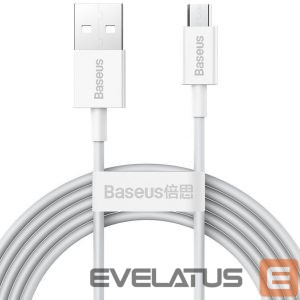 Kabelis Baseus - Superior Fast Charging Data Cable MicroUSB 2m White