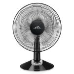 Ventilators ETA  Zefir 160790010  Table Fan, Number of speeds 3, 45 W, Oscillation, Diameter 30 cm, Black 