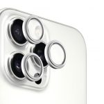 Aizsargstikls Evelatus Apple iPhone 16 Pro / 16 Pro Max Camera Lens Protector Armor White Titanium
