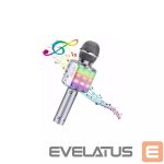 Mikrofons Bemi  M85 Karaoke Kids & Adult Fun Effect Microphone with Speakers & Recod Micro SD USB Bluetooth 