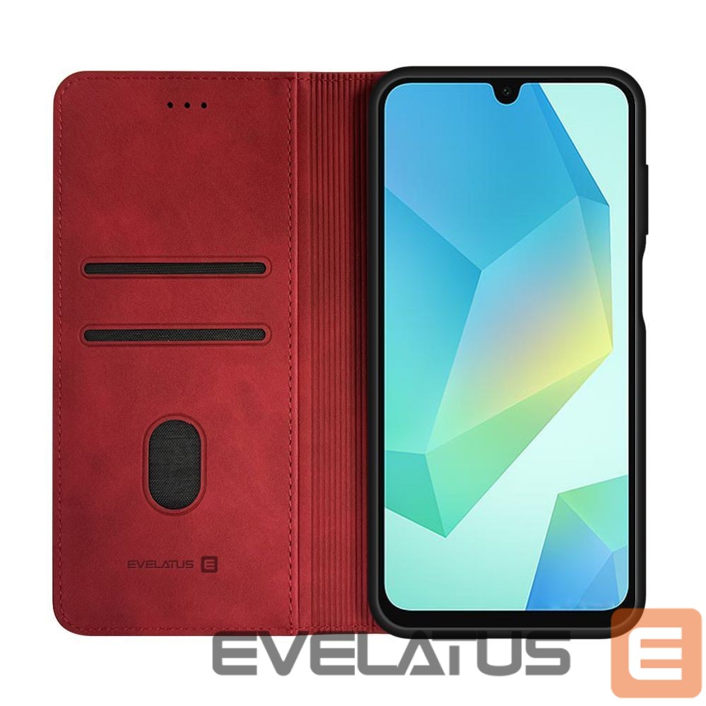 Atveramie maciņi Evelatus Samsung Galaxy A26 Book Case Folio Red