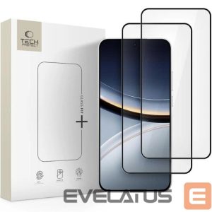 Aizsargstikls Tech-Protect Xiaomi POCO F7 5G HARTOWANE TECH-PROTECT GLASS FIT+ 2-PACK 