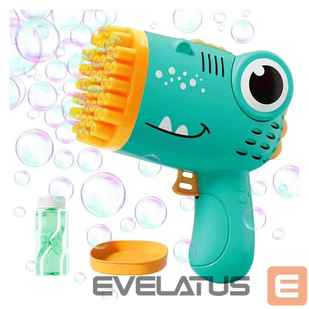 игрушки Kiddyz Bubble Gun 40 hole Soap Bubble Gun with bottle holder for Indoor Kids Party & Outdoor Games