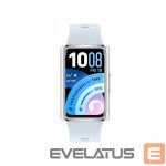 Fitnesa aproce Huawei  Band 11 Pro Silver Aluminum Alloy Case with Blue Fluoroelastomer Strap (Candy-B49F) 