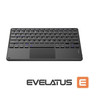 Datora tastatūra Blackview  K1 Bluetooth Keyboard Wireless Ultra Slim 10” – 280mAh Battery, Bluetooth 3.0, Compatible with Windows / Android / iOS, Black Gray
