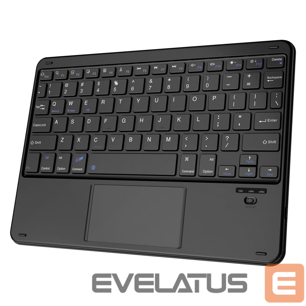Datora tastatūra Blackview K2 Bluetooth Keyboard Wireless Slim 10" for Tablet & Smartphone, Bluetooth 3.0, 280mAh Battery, Windows / Android / iOS Black