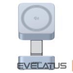 Bezvadu lādētājs Ugreen  Magnetic Charger 25W 2-in-1 55960B Wireless, Qi2.2 35W Gray