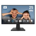 Monitors MSI  LCD Monitor||PRO MP252|24.5"|Panel IPS|1920x1080|16:9|100Hz|Matte|1 ms|Speakers|Tilt|Colour Black|PROMP252 