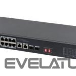 Nevadāms centrmezgls DAHUA  Switch||S3218-16ET-135|Switch type Unmanaged|Switch layer L2|Rack mounting Yes|Stackable Yes|Form factor 1U|16xRJ-45 ports|RJ-45 Ports Type Gigabit Ethernet (10/100/1000)|2xSFP module slots quantity|Power over Ethernet (PoE) Yes|2xPower over Ethernet (PoE) ports quantity|Total Power over Ethernet (PoE) budget 135 W|S3218-16ET-135 