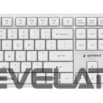 Datora tastatūra Gembird  KEYBOARD +MOUSE WRL ENG/WHITE KBS-WMS-01-W 