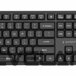 Datora tastatūra Gembird  KEYBOARD +MOUSE WRL ENG/BLACK KBS-WMS-01 