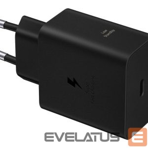 Lādēšanas ierīces un kabeļi Samsung  MOBILE CHARGER WALL 60W/BLACK EP-T6010NBEGWW 