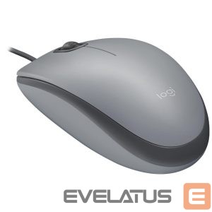 Datora pele Logitech  MOUSE USB OPTICAL M110 SILENT/MID GRAY 910-006760 