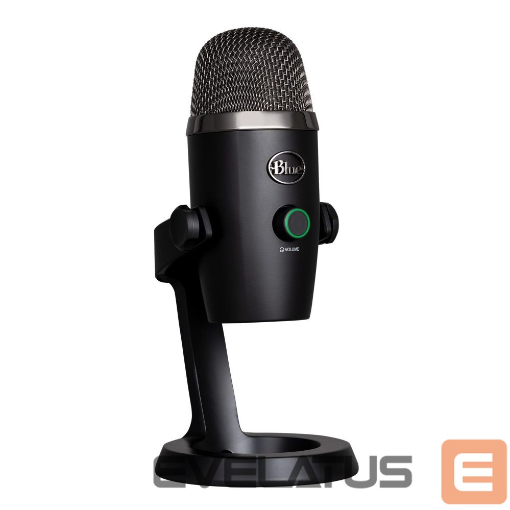 Austiņas ar mikrofonu Logitech MICROPHONE BLUE YETI NANO/BLACK 988-000401