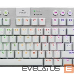 Datora tastatūra Logitech  KEYBOARD WRL G915 X LIGHTSPEED/TKL WHITE 920-012737 