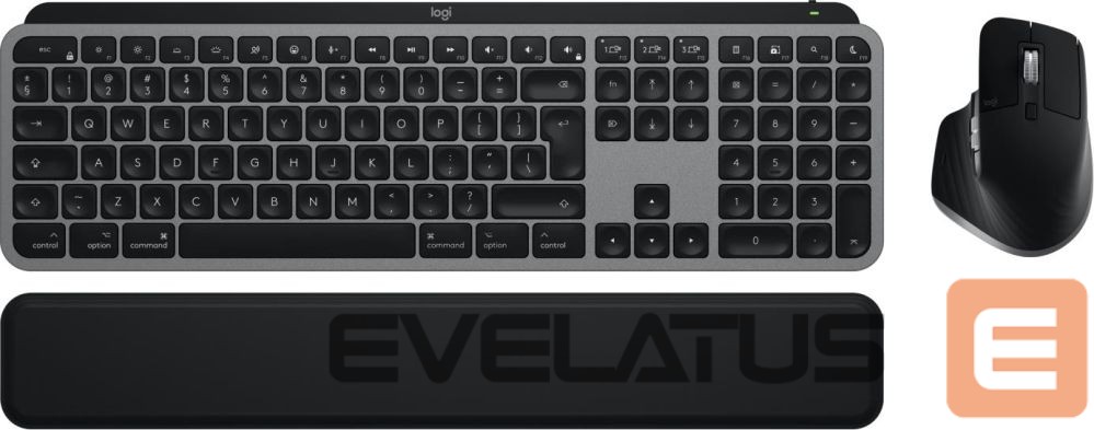 Datora tastatūra Logitech KEYBOARD +MOUSE COMBO MXKEYS S/GREY 920-012845