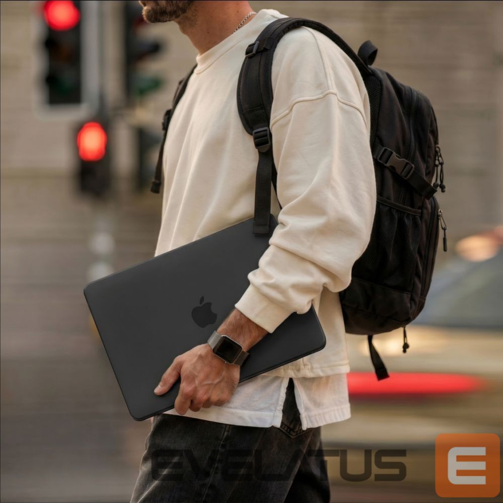 Citas preces Tech-Protect Tech-Protect Softshell Case for MacBook Neo 13" 2026 - Matte Black