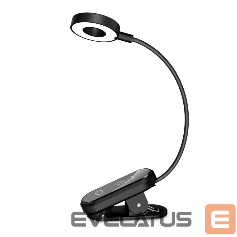 Citas preces Tech-Protect Tech-Protect LL100 Wireless Lamp with Clip + USB-A / USB-C Cable 30 cm - Black