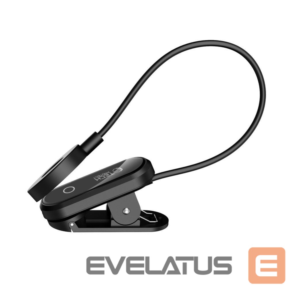 Citas preces Tech-Protect Tech-Protect LL100 Wireless Lamp with Clip + USB-A / USB-C Cable 30 cm - Black