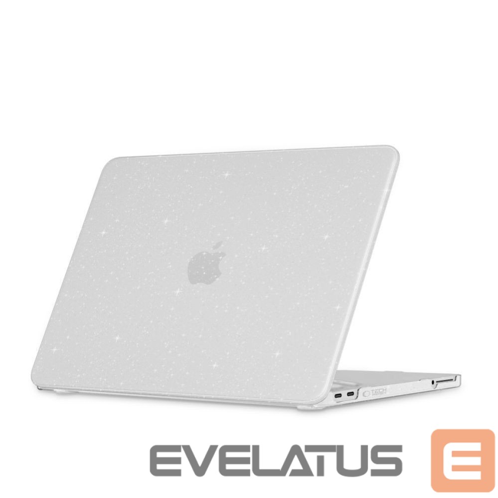 Citas preces Tech-Protect Tech-Protect SmartShell Case for MacBook Neo 13" 2026 - Clear-Glitter