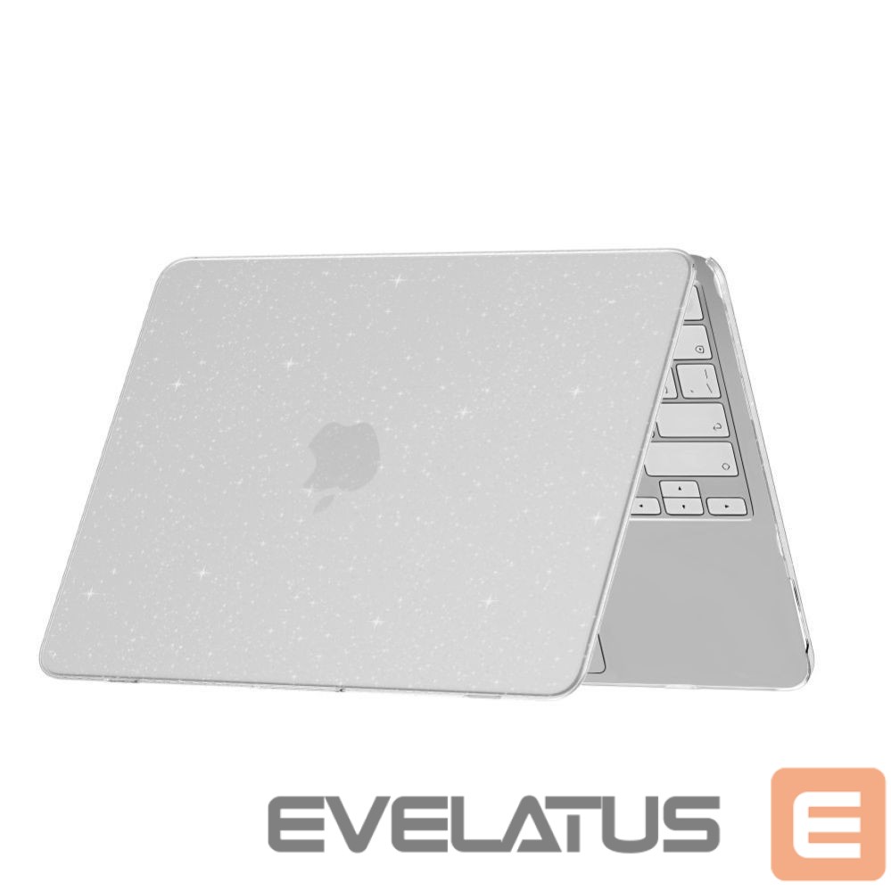 Citas preces Tech-Protect Tech-Protect SmartShell Case for MacBook Neo 13" 2026 - Clear-Glitter