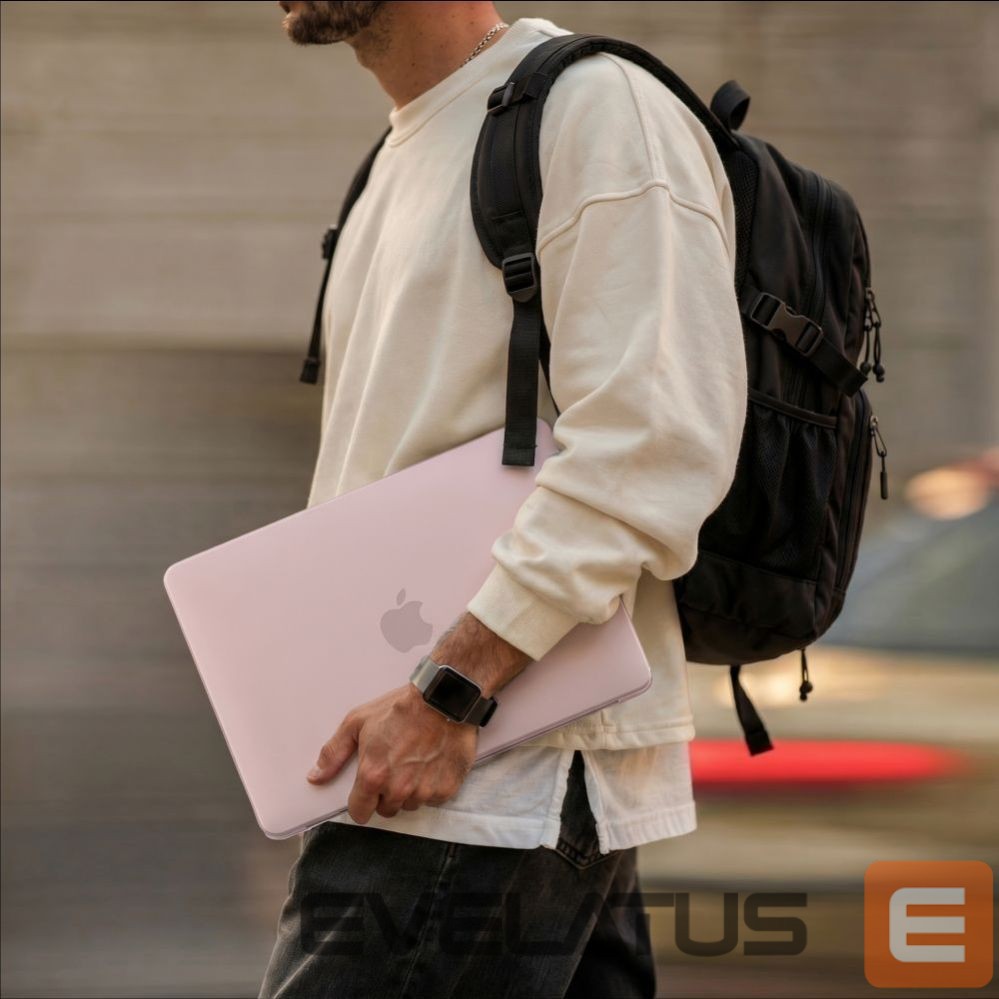 Citas preces Tech-Protect Tech-Protect Softshell Case for MacBook 13" 2026 - Matte Pink
