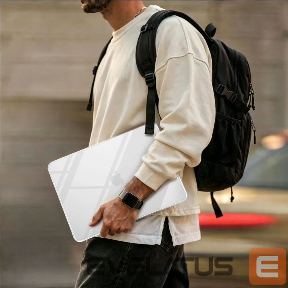 Citas preces Tech-Protect Tech-Protect Softshell Case for MacBook Pro 14" 2021 / 2023 / 2024 / 2025 / 2026 - Transparent