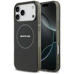 Citas preces Mercedes-Benz  AMG Double Layer Transparent Smocked MagSafe Case for iPhone 17 Pro Max - Black 