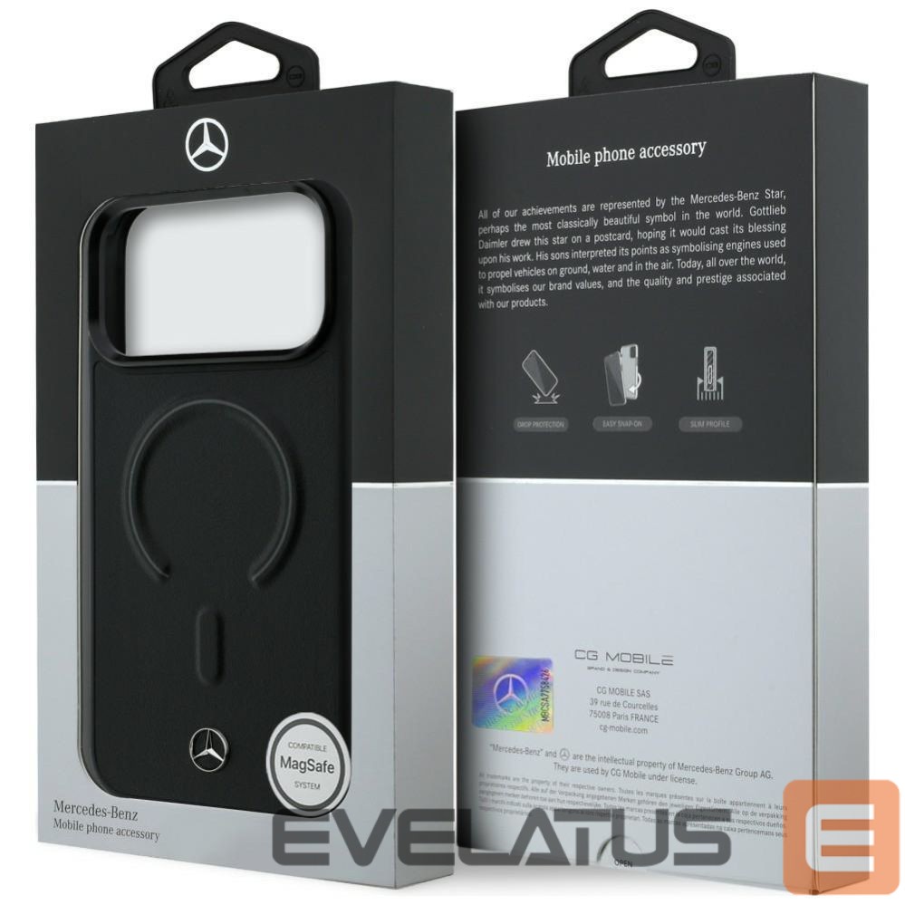 Citas preces Mercedes-Benz 3mk Fortis MagCase for Samsung Galaxy S24 Ultra - black