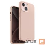 Aizmugurējais vāciņš UNIQ  Uniq Lino Hue Magclick Charging case for iPhone 15 - pink 