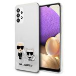 Aizmugurējais vāciņš Karl Lagerfeld  Karl Lagerfeld KLHCA32CKTR A326 A32 5G hardcase Transparent Karl & Choupette 