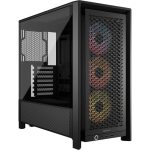 Datoru korpusi Corsair  PC Case | Frame 4000D RS ARGB Modular | Black | Mid-Tower | Power supply included No 