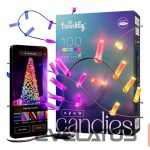 Apgaismojums twinkly  Candies 100 Candle-shaped RGB LEDs, Clear Wire, USB-C 