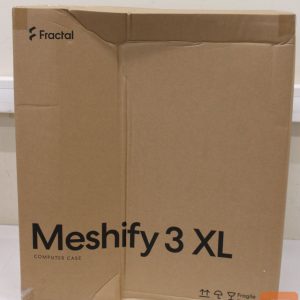 Datoru korpusi Fractal Design  SALE OUT.  Meshify 3 XL Black RGB TG Light Tint | SALE OUT. SALE OUT.  Meshify 3 XL | Black RGB TG Light Tint | Mid-Tower | DAMAGED PACKAGING | ATX 