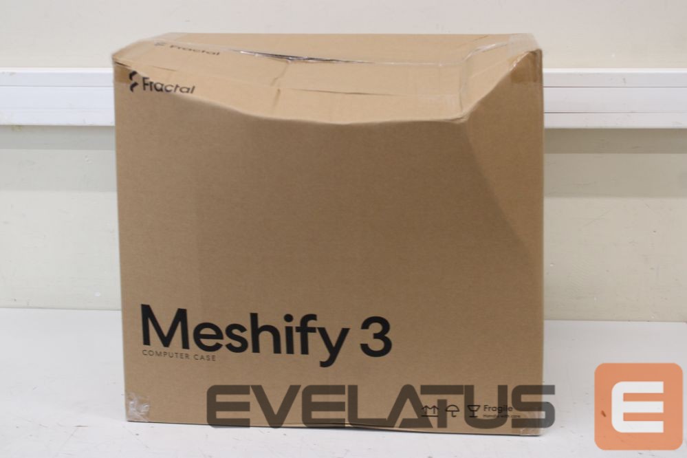 Datoru korpusi Fractal Design SALE OUT. Meshify 3 Ambience Pro RGB Black TG | SALE OUT. SALE OUT. Meshify 3 | Ambience Pro RGB Black TG Light Tint | ATX | DAMAGED PACKAGING, DAMAGED PAINT ON TOP
