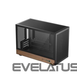 Datoru korpusi Deepcool  Case | CH260 Wood | Black | Micro Tower 