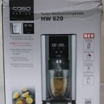 Tējkanna Caso  SALE OUT.  Turbo hot water dispenser | HW 620 | Water Dispenser | 2600 W | 2.5 L | Plastic/Stainless Steel | Black/Stainless Steel | DAMAGED  PACKAGING 