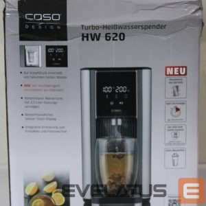 Tējkanna Caso  SALE OUT.  Turbo hot water dispenser | HW 620 | Water Dispenser | 2600 W | 2.5 L | Plastic/Stainless Steel | Black/Stainless Steel | DAMAGED  PACKAGING 
