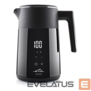 Tējkanna ETA  Kettle |  Etela 9596 90000 |  2200 W | Electric | 1.5 L | Stainless steel | 360° rotational base | Black 