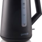 Tējkanna GORENJE  K17OPB | Kettle | Electric | 2200 W | 1.7 L | Plastic | 360° rotational base | Black 