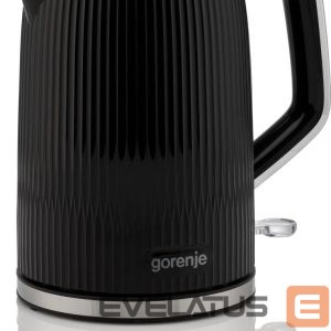 Tējkanna GORENJE  K17DPB | Kettle | Electric | 1.7 L | 2200 W | Plastic/Stainless steel | 360° rotational base | Black 