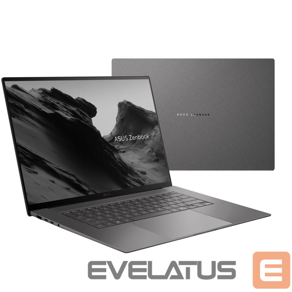 Portatīvais dators Asus | Zenbook S 16 UM5606GA-SS179W | Antrim Gray | 16 " | OLED | 3K | 2880 x 1800 pixels | Glossy | AMD Ryzen AI 9 | 465 | 32 GB | LPDDR5X | Hard drive capacity M.2 NVMe PCIe 4.0 SSD GB | Storage drive capacity 1000 GB | AMD Radeon Graphics | Windows 11 Home | 802.11be | Bluetooth version 5.4 | Keyboard language US international | Keyboard backlit | Warranty 24 month(s) | Battery warranty 12 month(s)