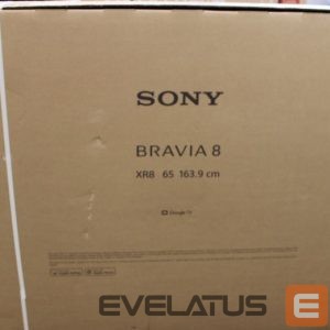 Televizors Sony  SALE OUT.  K65XR80P Bravia 8 65" (164cm) 4K Ultra HD Smart Google OLED TV |  K65XR80PAEP | 65 | Smart TV | Google TV | 4K UHD | Black | DAMAGED PACKAGING 