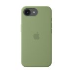 Aizmugurējais vāciņš Apple  iPhone 17e Silicone Case with MagSafe – Light Moss | 