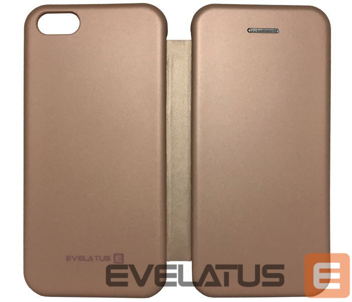 Kaaned - kaaned Evelatus Apple iPhone 5/5s/SE Book Case Rose Gold