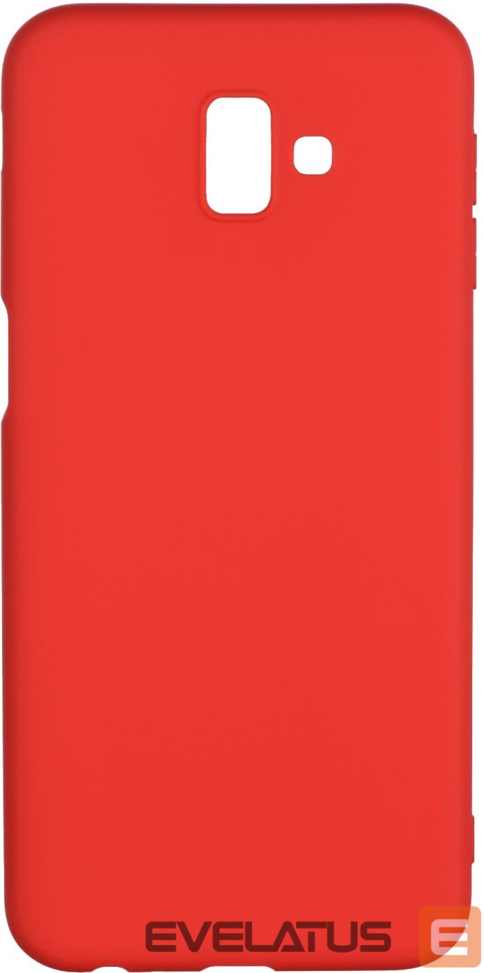 Aizmugurējais vāciņš Evelatus Samsung J6 Plus Silicone Case Red