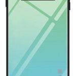 Aizmugurējais vāciņš Evelatus Samsung Galaxy J4 Plus 2018 Gradient Glass Case 6 Lagoon